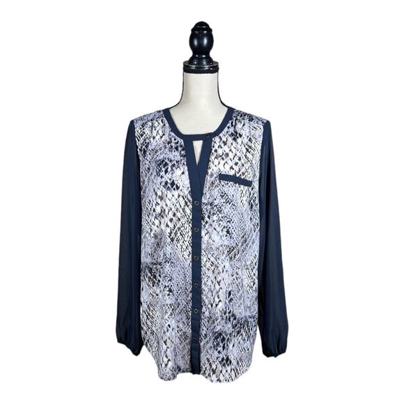 Heartloom Anita Blouse In Reptile Haze - Picture 2 of 5